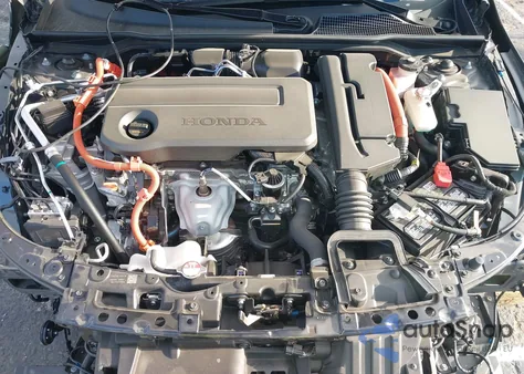 2025 Honda Civic Hybrid Sport Touring z USA, uszkodzony, nr VIN 19XFL4H91SE006153